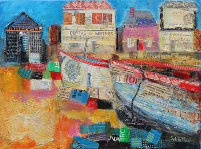 Old Fishing Boats by Sylvia Paul
